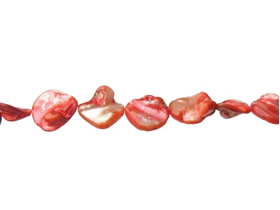 red shell nugget beads brisbane bead shop