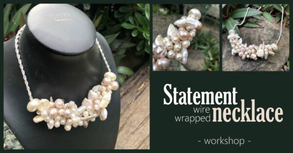 Freshwater Pearl Statement Necklace Class [11AM] 8th November 2025 - Image 2