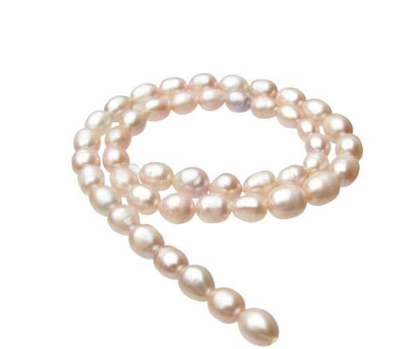 lilac rice freshwater pearls