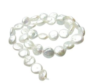 white coin freshwater pearls australia
