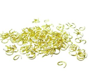 gold 5mm jump rings bead shop