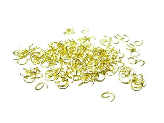 gold 5mm jump rings bead shop
