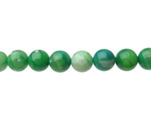 green agate round gemstone beads 8mm australia