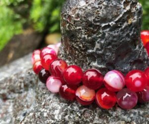 red agate 10mm round gemstone beads