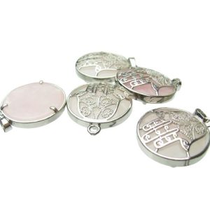 rose quartz hamsa gemstone pendant australia