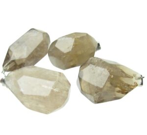 smoky quartz natural gemstone pendant