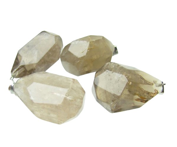 smoky quartz natural gemstone pendant