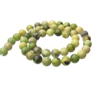chrysoprase 8mm round gemstone beads natural