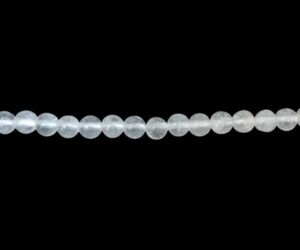 clear quartz 4mm round gemstone beads b grade