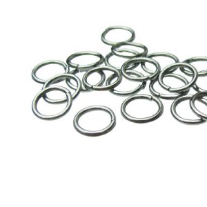 gun metal black jump rings
