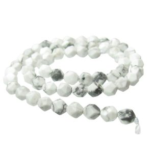 howlite faceted nugget gemstone beads australia