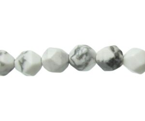 howlite faceted nugget gemstone beads australia