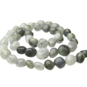 labradorite nugget gemstone beads