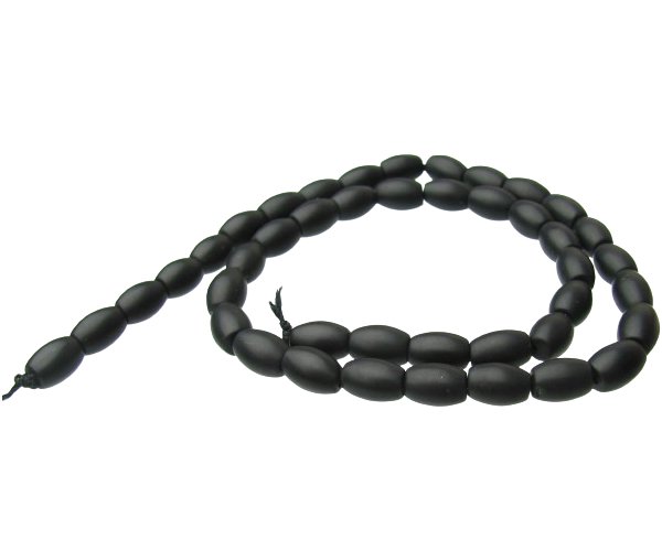 matte black onyx gemstone beads natural crystals