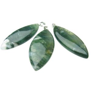 moss agate gemstone pendant australia