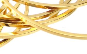 25mm gold linking rings