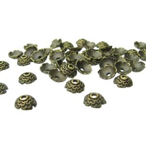 bronze bead caps