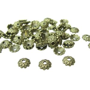 bronze bead caps