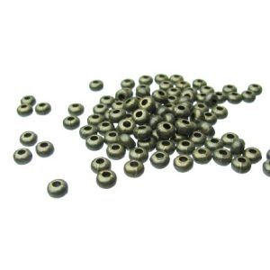 bronze rondelle spacer beads