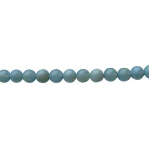 slate blue agate look glass round beads 8mm australia