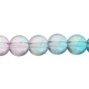 ombre pastel glass round beads 8mm australia