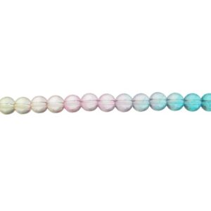 ombre pastel glass round beads 8mm australia