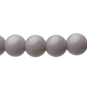 solid purple glass beads 8mm
