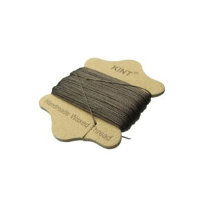 coffee brown waxed nylon cord for bead knotting mala necklaces