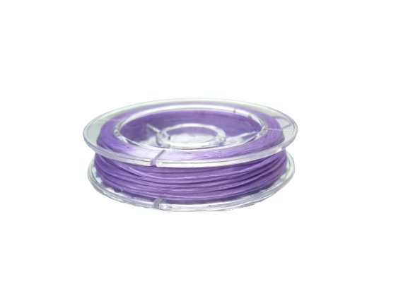 lilac light purple beading elastic