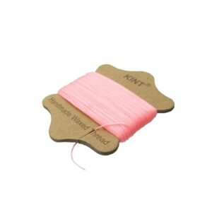 pink waxed nylon cord for bead knotting mala necklaces
