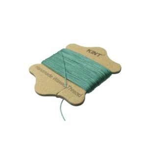 teal waxed nylon cord for bead knotting mala necklaces