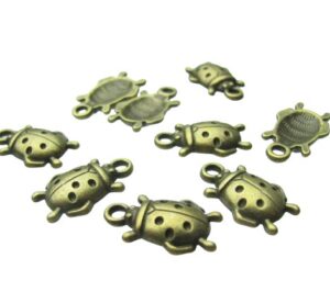 bronze bug charms