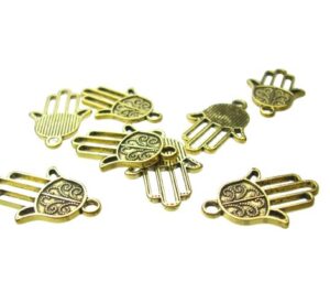 gold hamsa charms