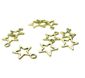 gold star charms