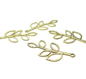 gold vine charms