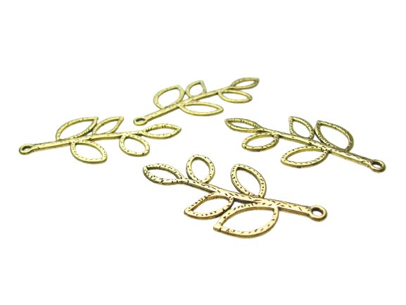 gold vine charms