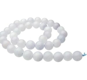 purple chalcedony 10mm round gemstone beads australia