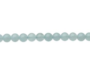 aquamarine gemstone round beads natural crystals 6mm australia