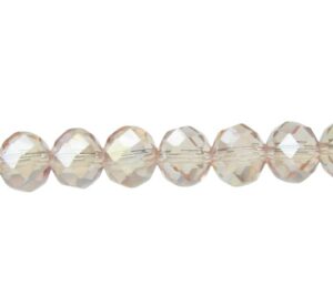 pink ab crystal beads