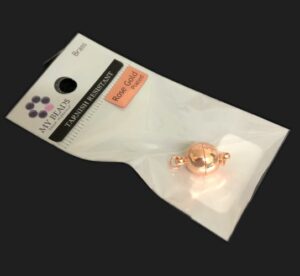 tarnish resistant findings rose gold plated australia magnetic clasp for jewellery making