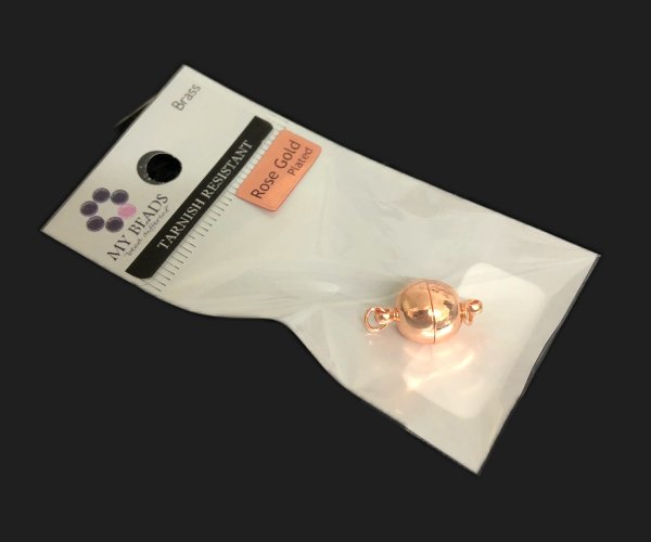 tarnish resistant findings rose gold plated australia magnetic clasp for jewellery making