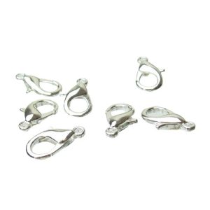 silver large lobster clasp