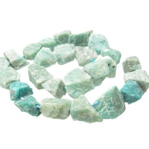 amazonite nugget beads rough
