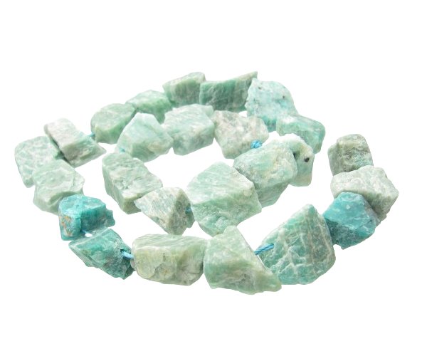 amazonite nugget beads rough