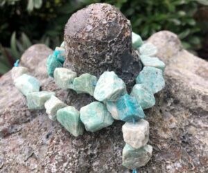 amazonite nugget beads rough