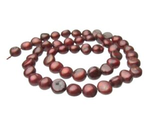 deep red nugget freshwater pearls