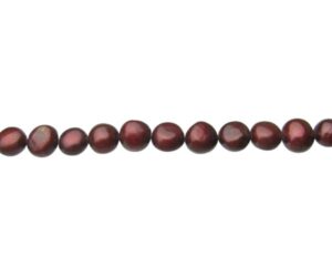 deep red nugget freshwater pearls