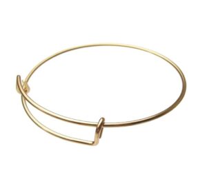 gold adjustable bangle