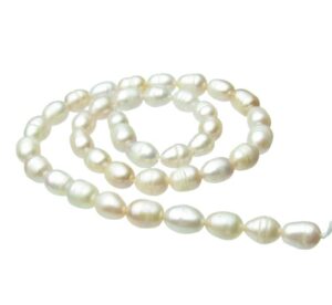 lilac rice freshwater pearls