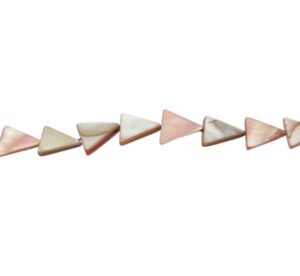 shell triangle shaped beads